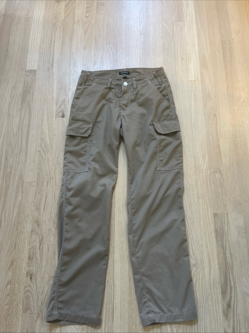 True Religion Mens Baggy Cargo Pants Khaki Size 30- Straight Leg Style 108335